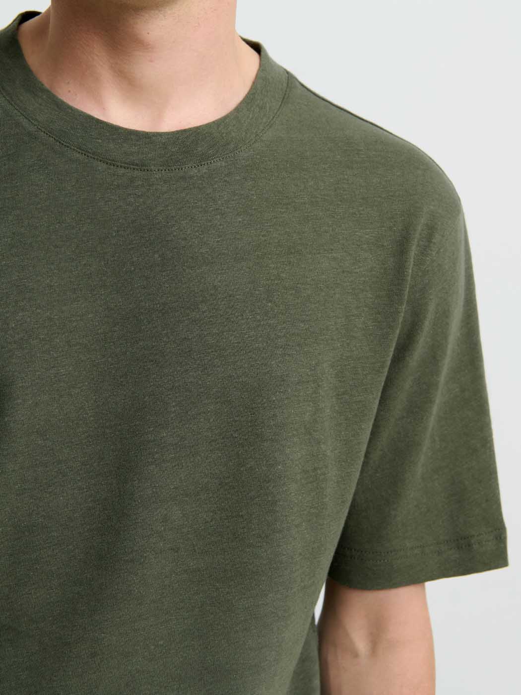T-shirt col rond en coton lin - DEVRED 1902