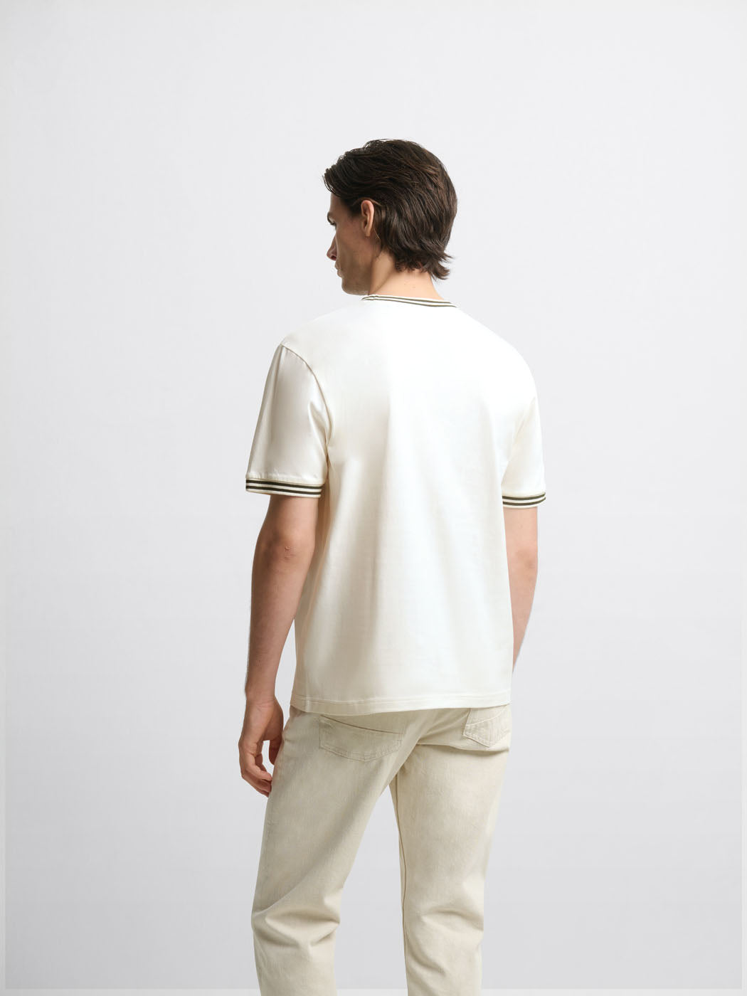 T-shirt col rond à motifs - DEVRED 1902