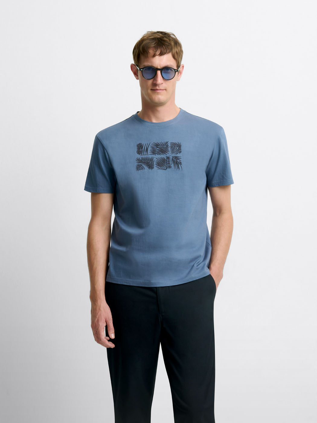 T-shirt col rond à motifs - DEVRED 1902
