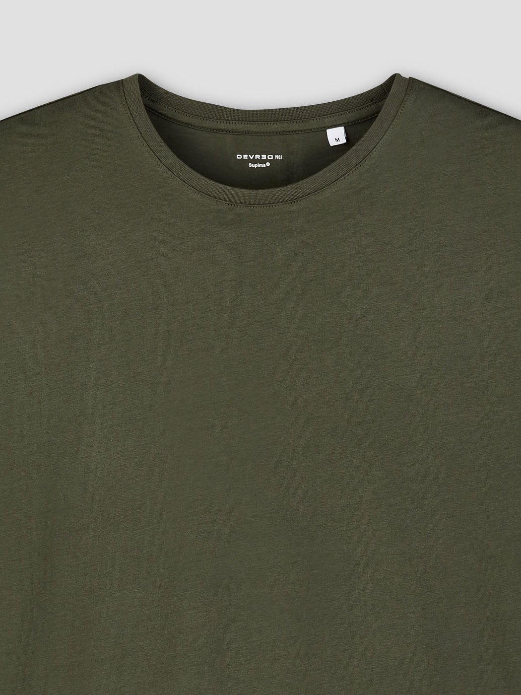 T-shirt col rond en coton Supima® - DEVRED 1902