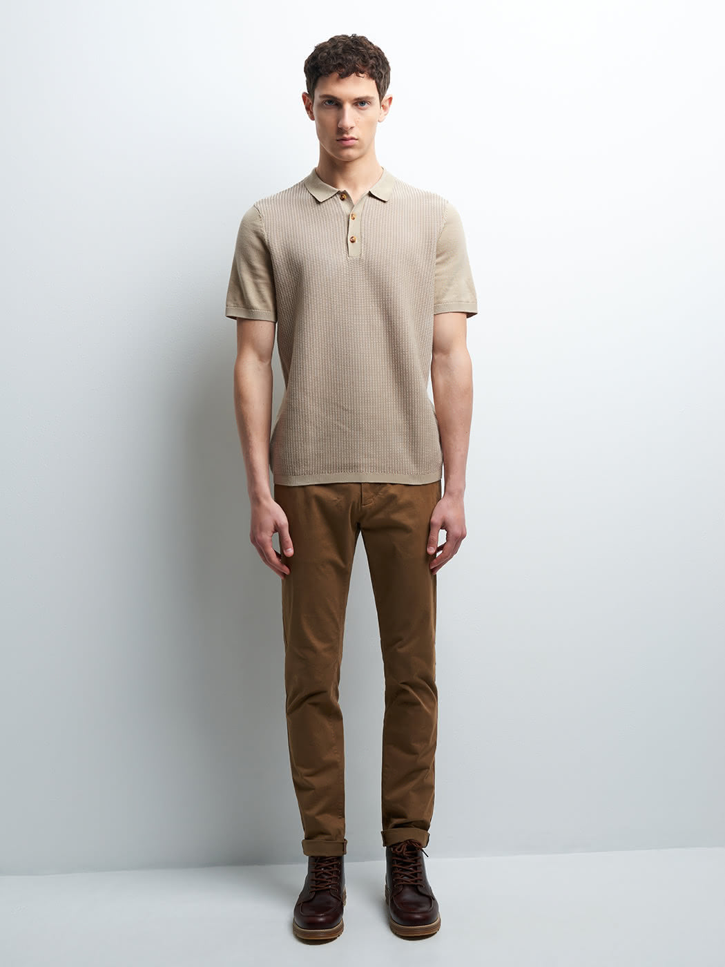 Polo maille col polo en coton bio - DEVRED 1902