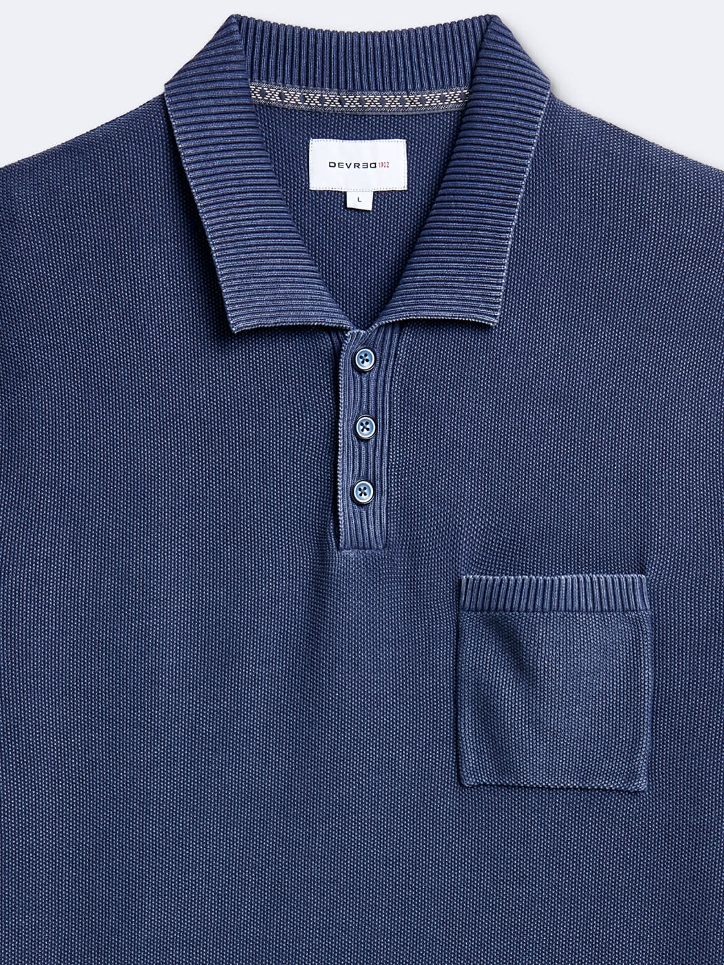 Polo manches courtes 100% coton bio - DEVRED 1902