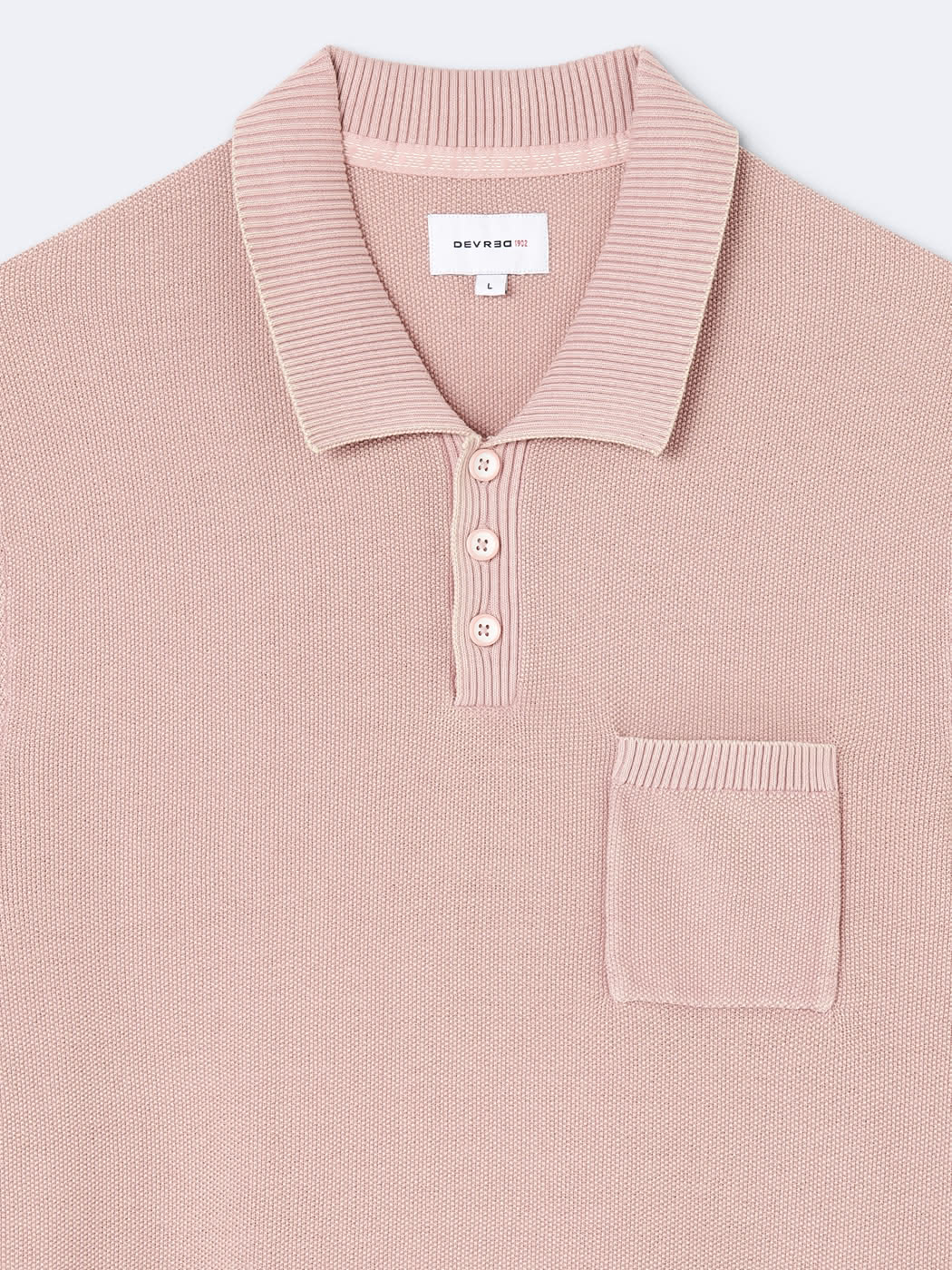 Polo manches courtes 100% coton bio - DEVRED 1902