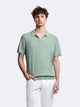 Polo maille col ouvert en coton bio - DEVRED 1902