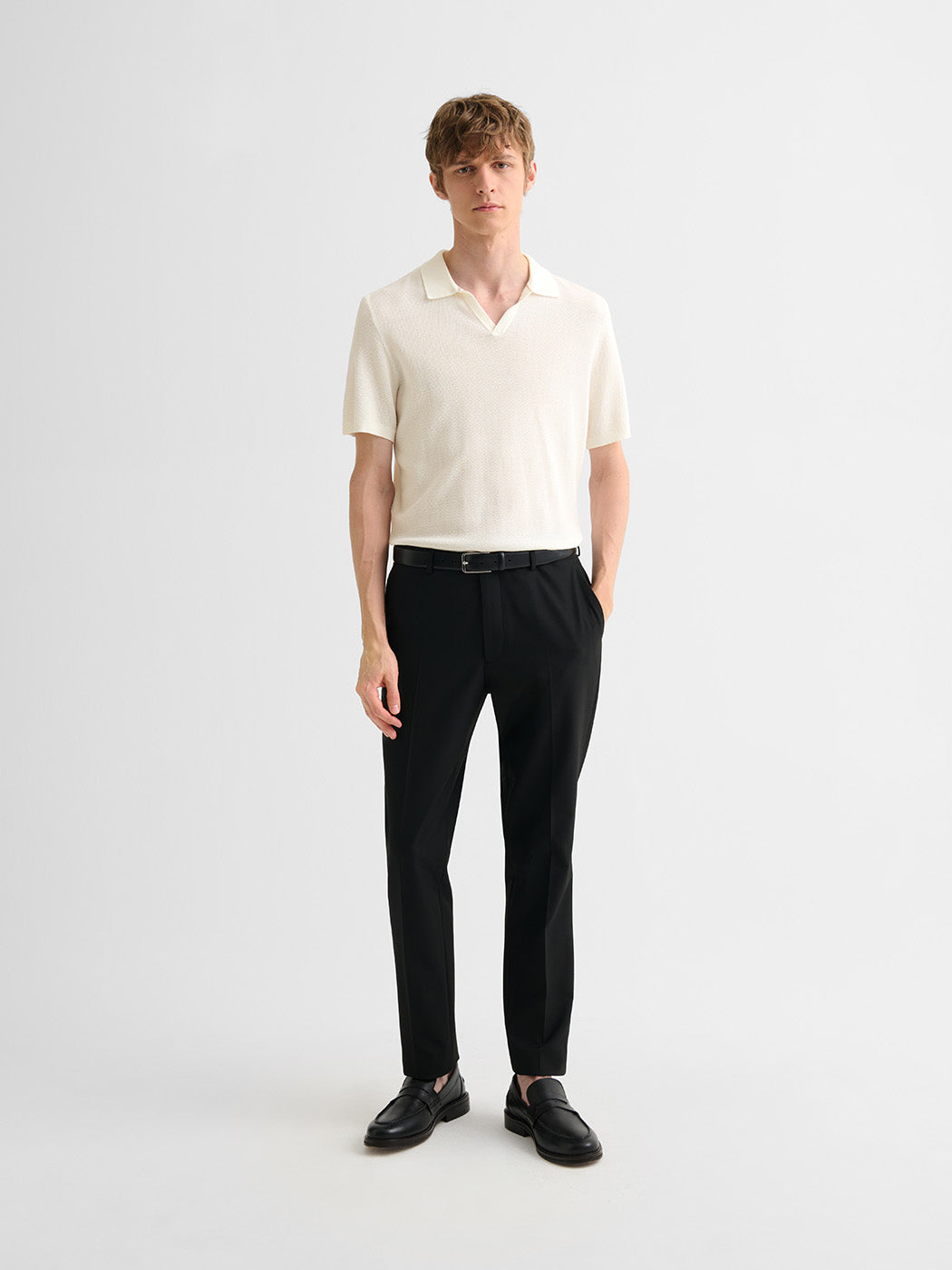Polo maille col ouvert coton biologique - DEVRED 1902