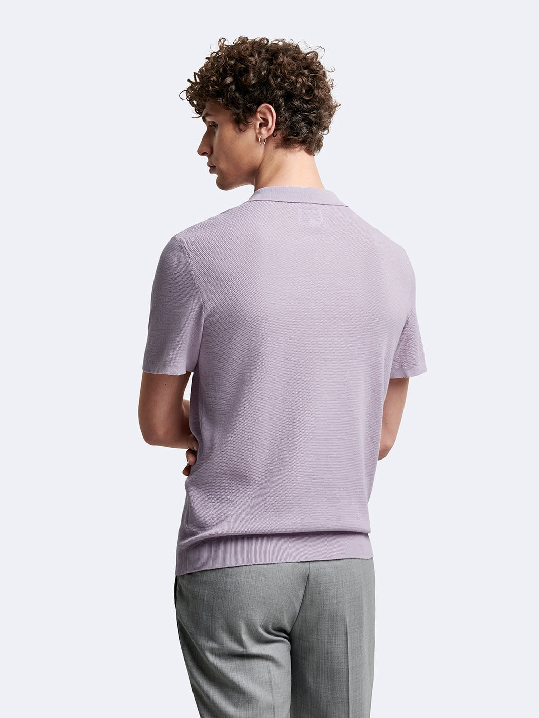 Polo maille col ouvert en coton bio - DEVRED 1902