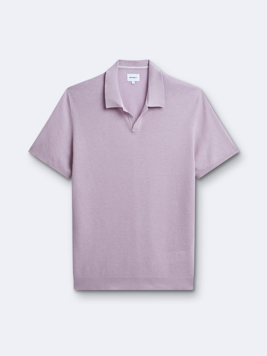 Polo maille col ouvert en coton bio - DEVRED 1902