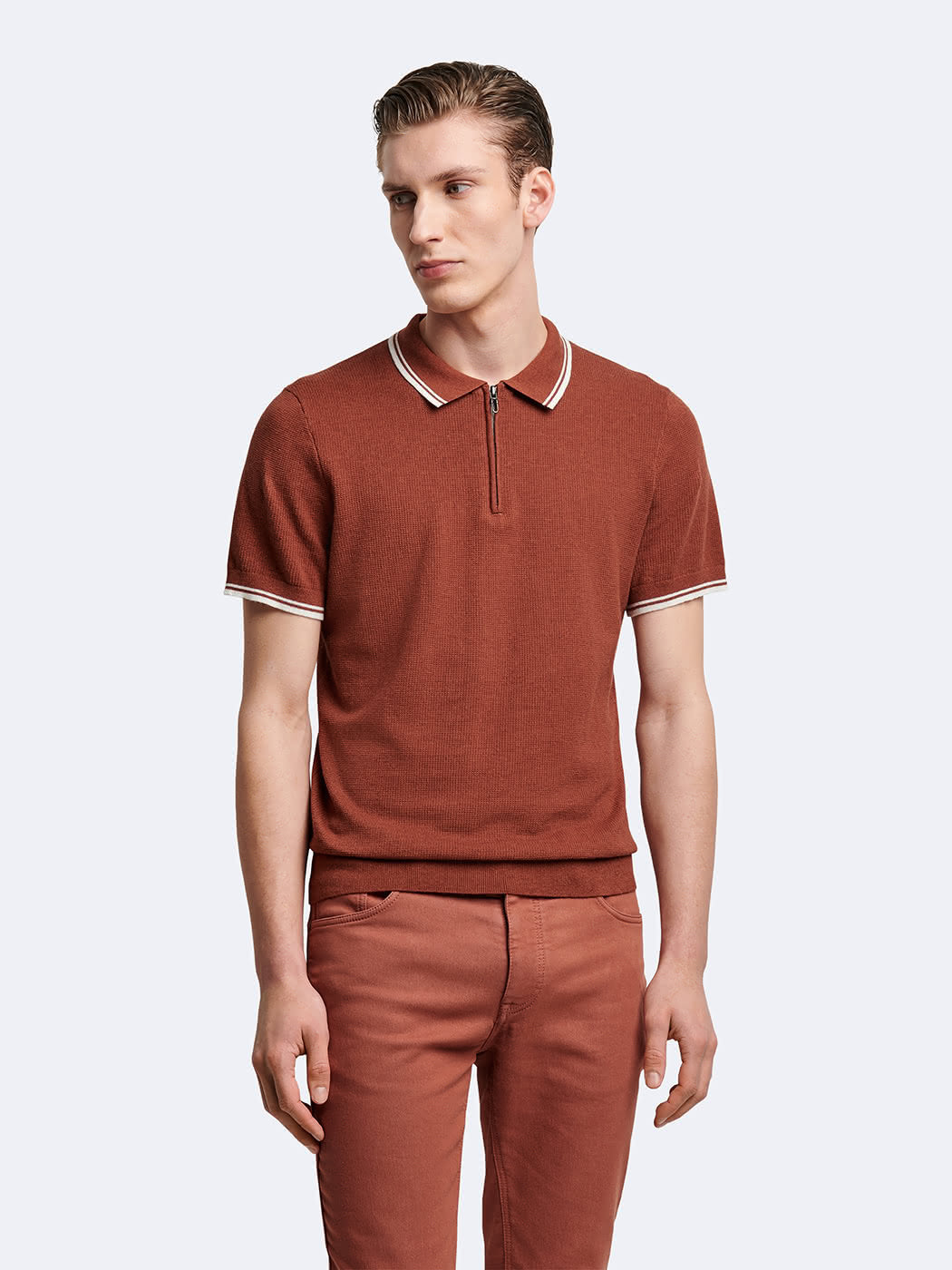 Polo manches courtes en coton - DEVRED 1902