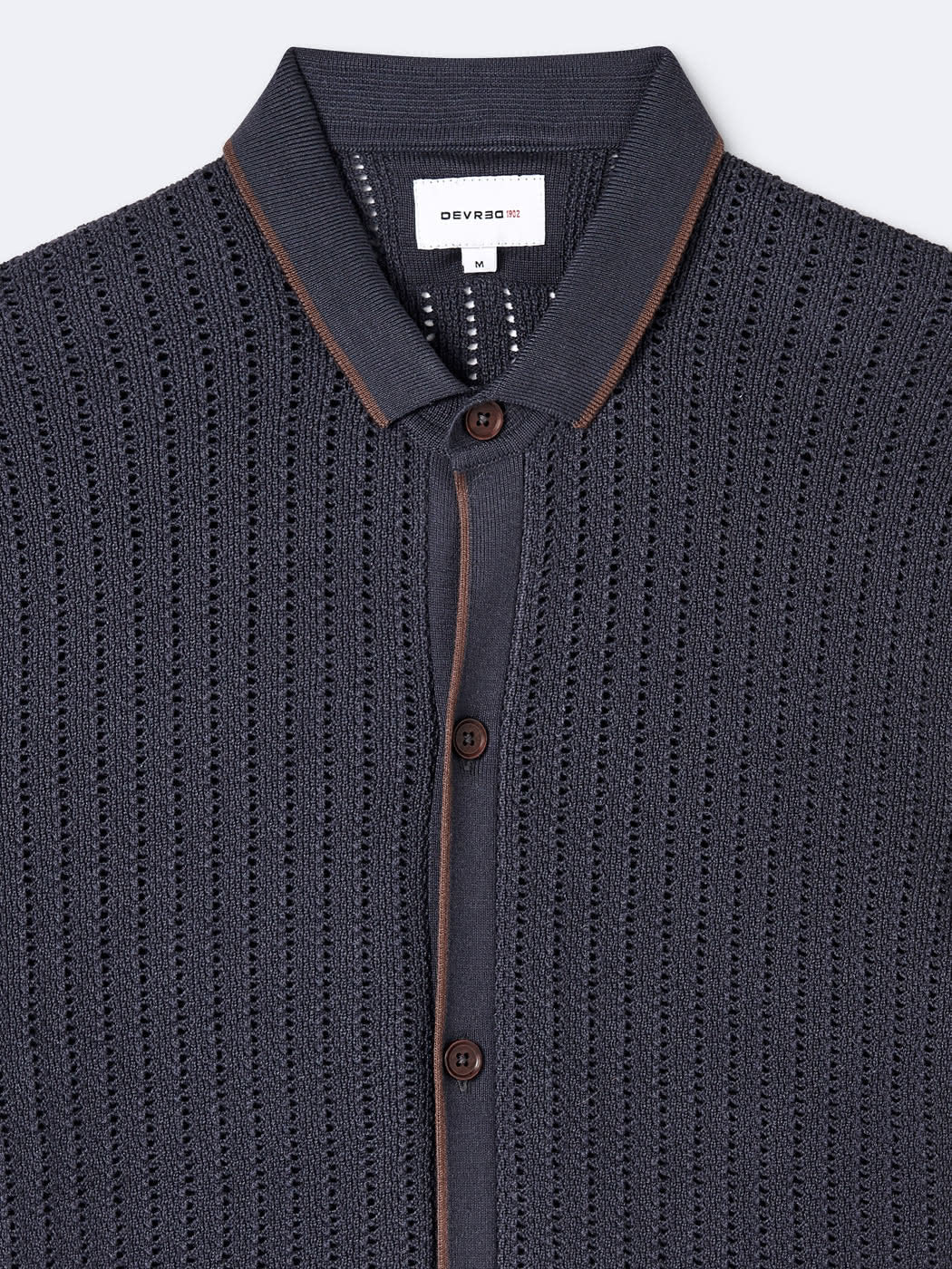 Polo manches courtes en coton rayé - DEVRED 1902