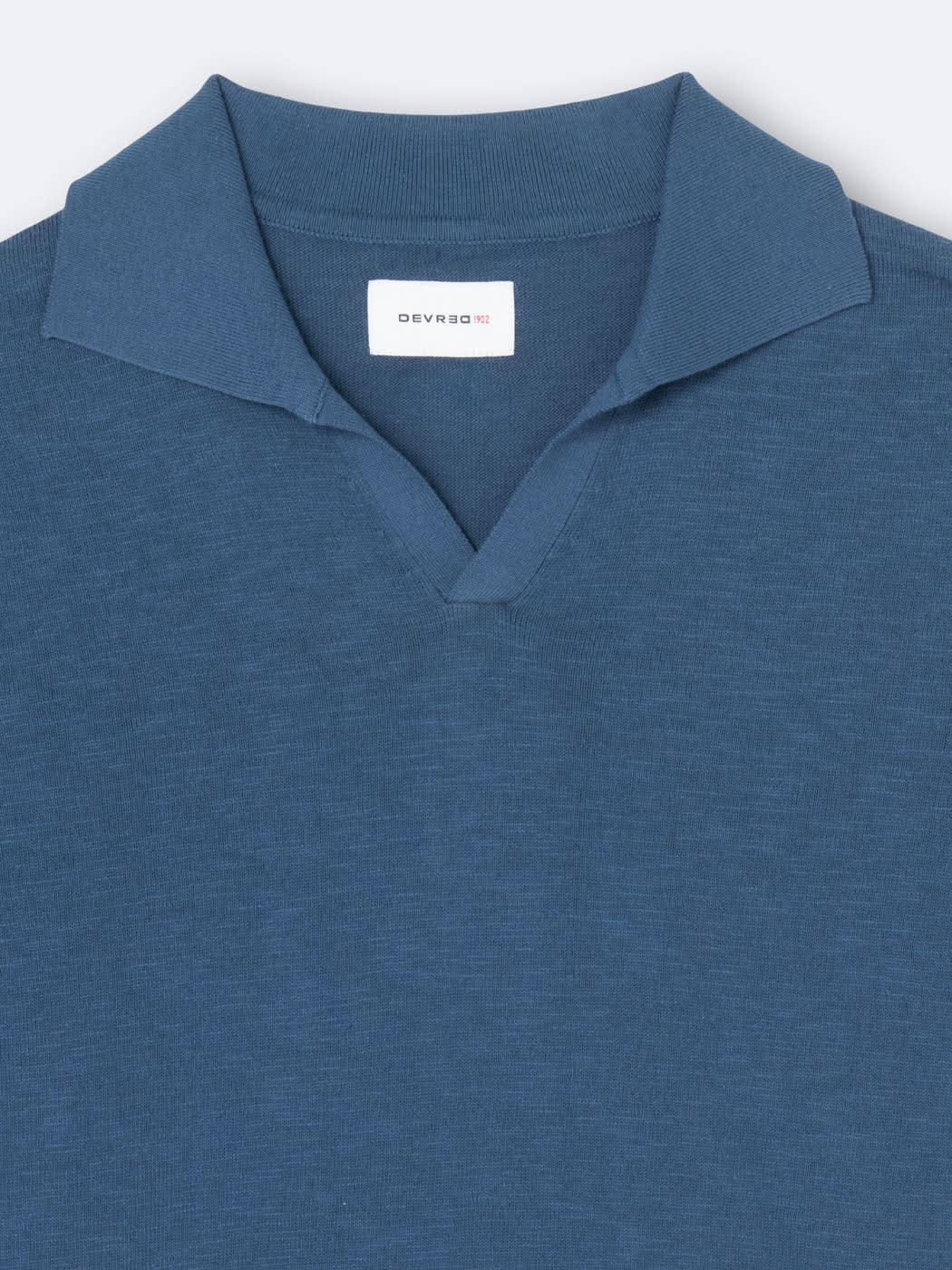 Polo maille col v 100% coton - DEVRED 1902
