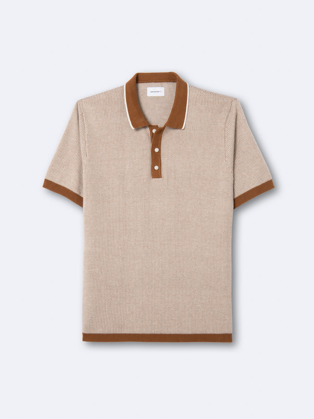 Polo maille col boutonné en coton - DEVRED 1902