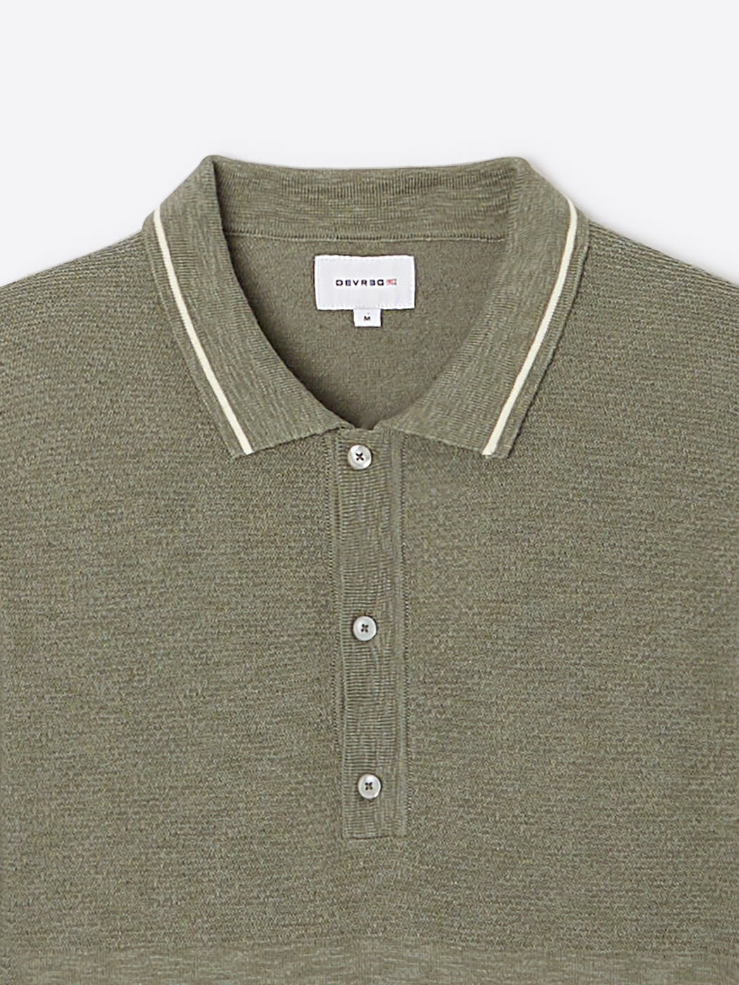 Polo maille boutonné en coton - DEVRED 1902