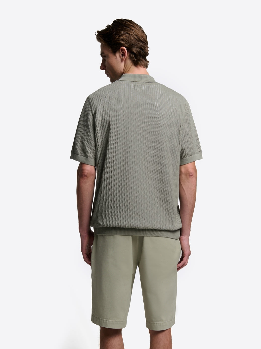Chemise maille ajourée en coton bio - DEVRED 1902