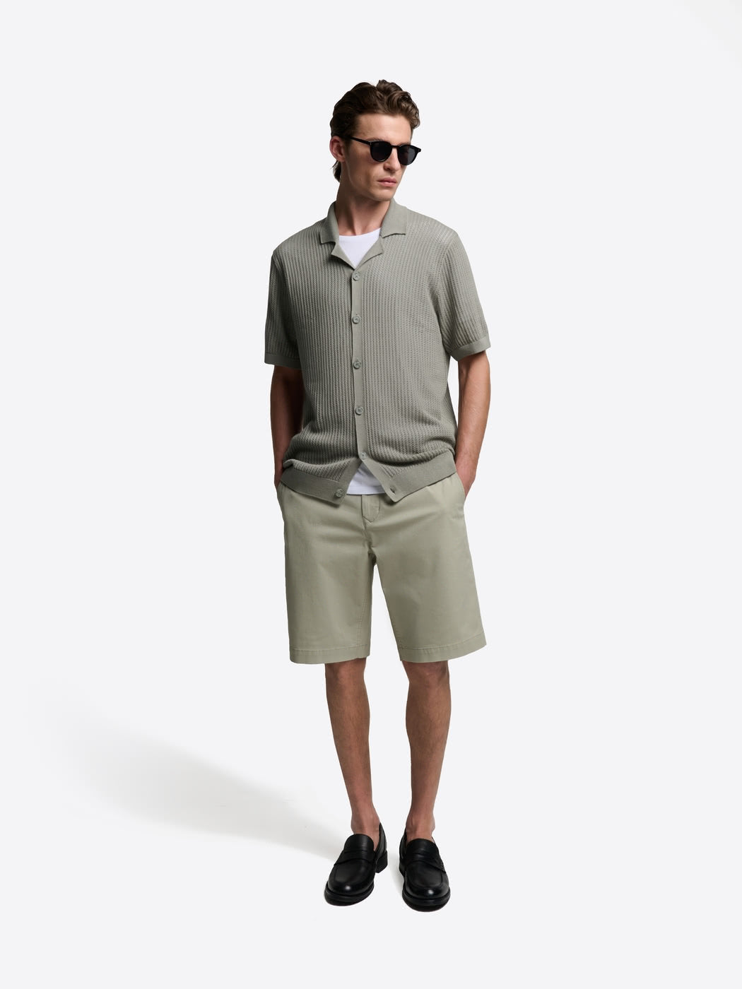 Chemise maille ajourée en coton bio - DEVRED 1902