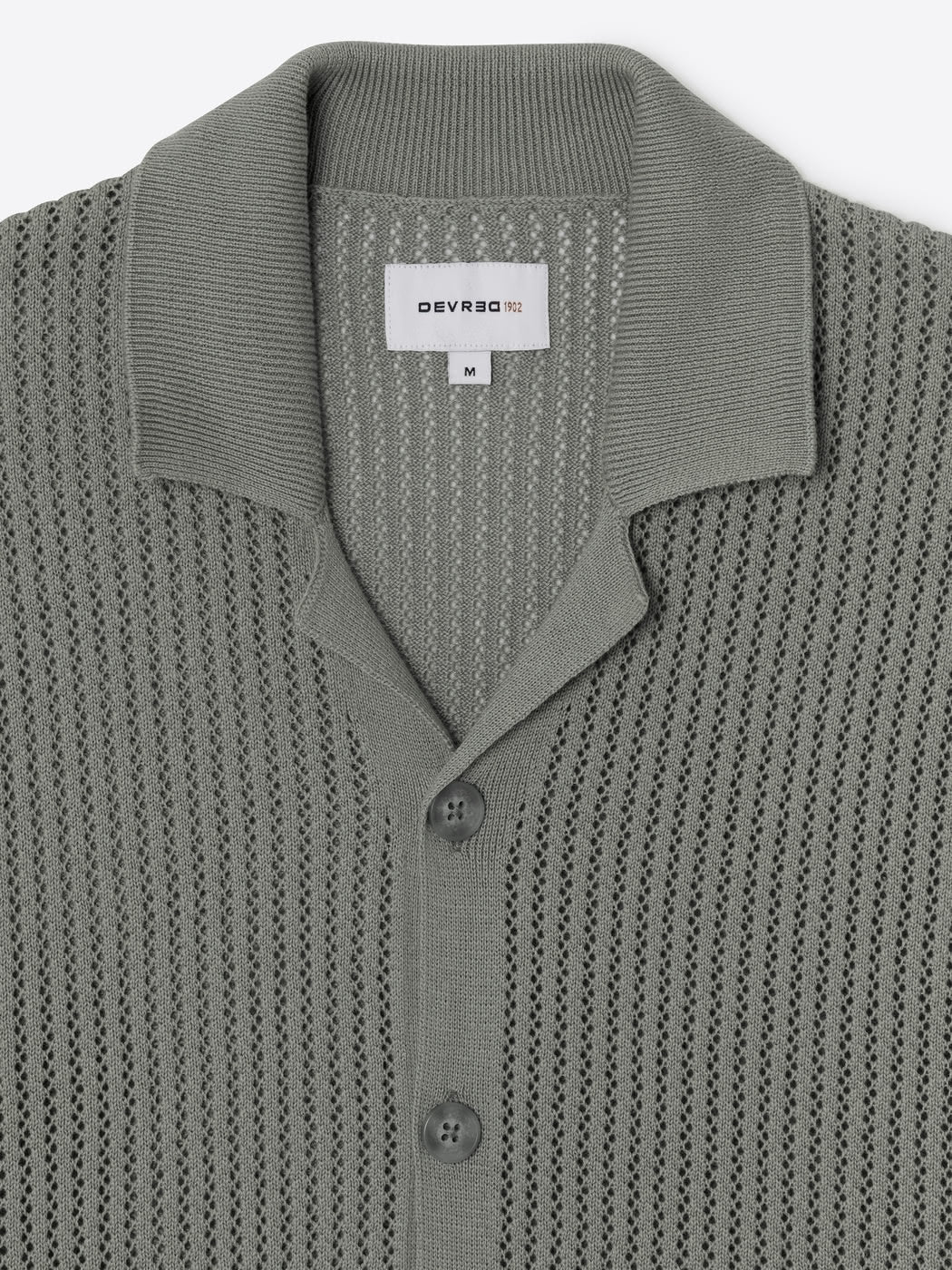 Chemise maille ajourée en coton bio - DEVRED 1902