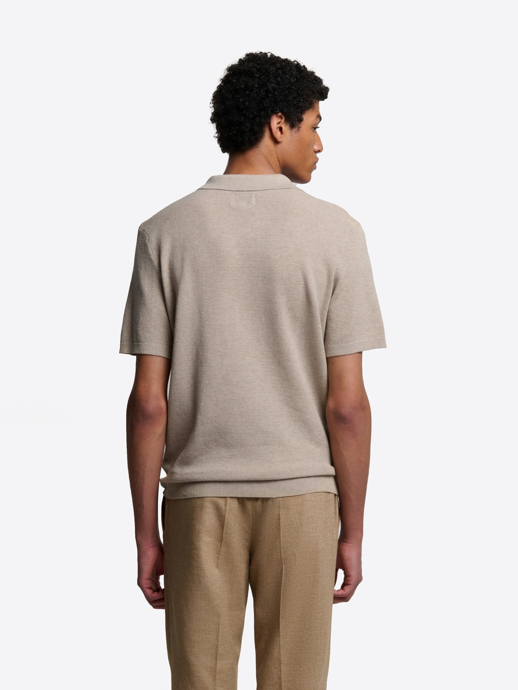 Polo maille col ouvert en coton bio - DEVRED 1902