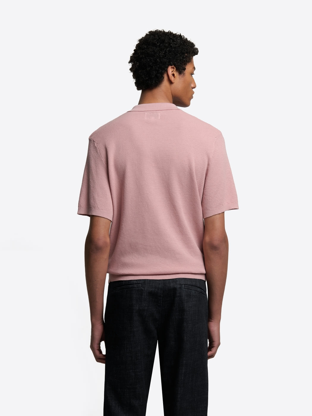 Polo maille col ouvert en coton bio - DEVRED 1902