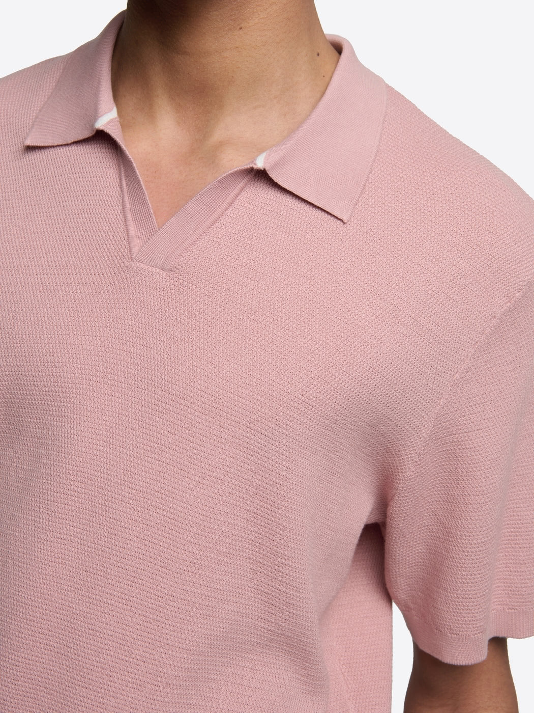 Polo maille col ouvert en coton bio - DEVRED 1902