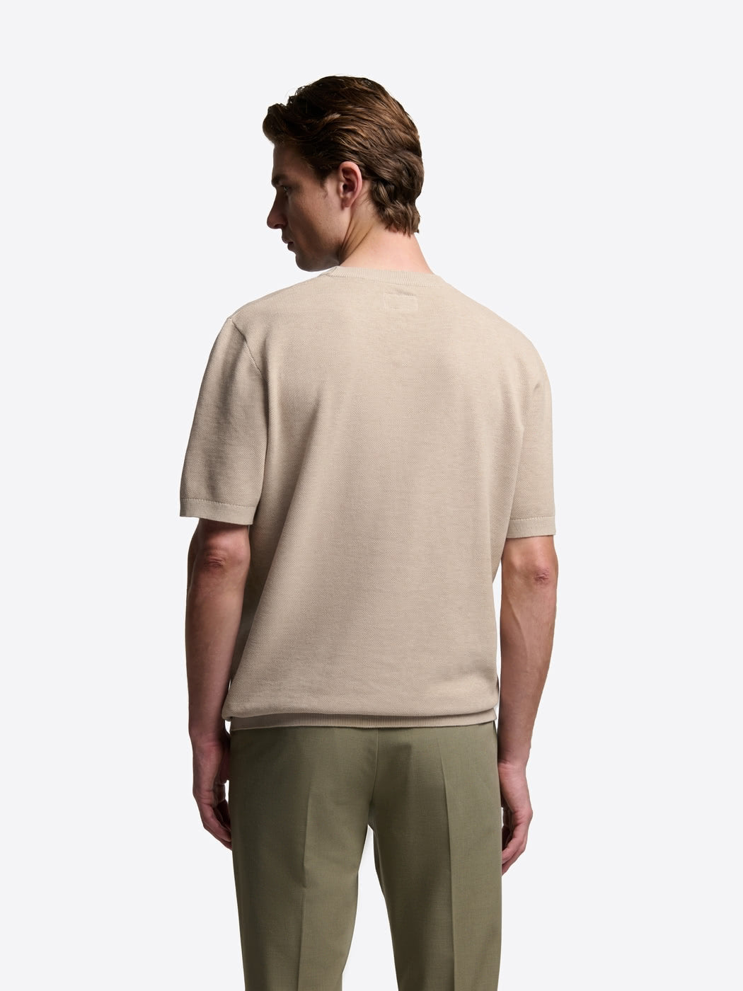 T-shirt maille col rond en coton bio - DEVRED 1902