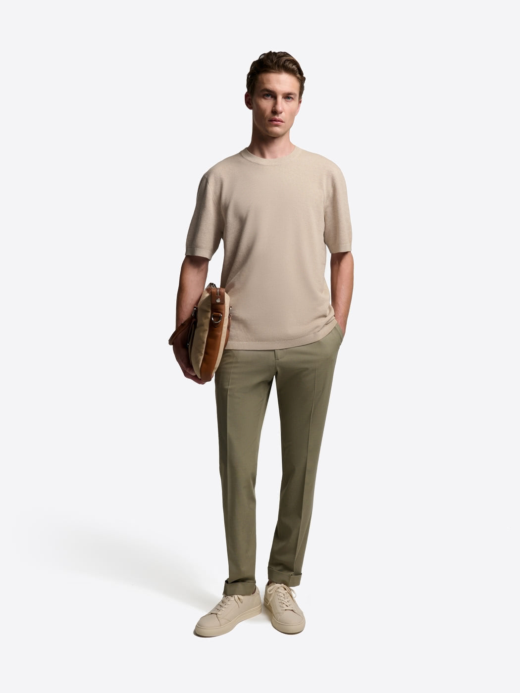 T-shirt maille col rond en coton bio - DEVRED 1902