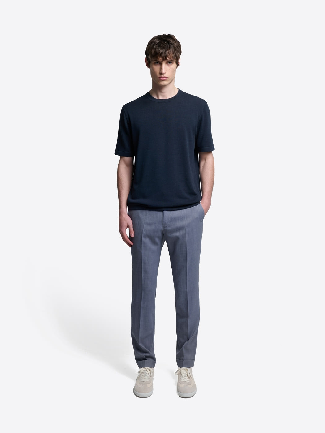 T-shirt maille col rond en coton - DEVRED 1902