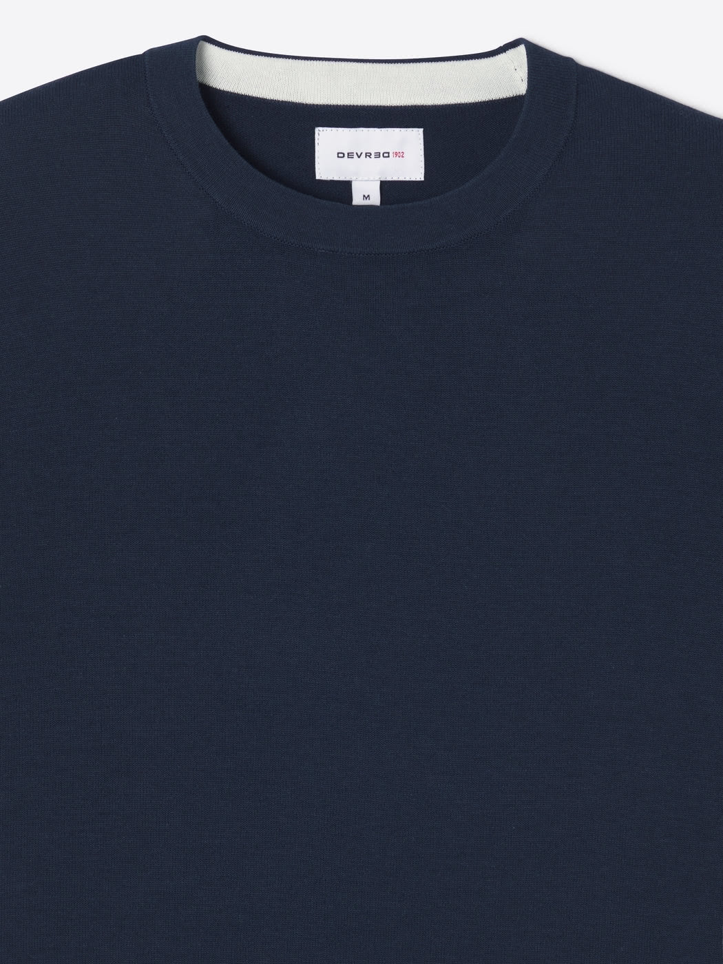 T-shirt maille col rond en coton - DEVRED 1902