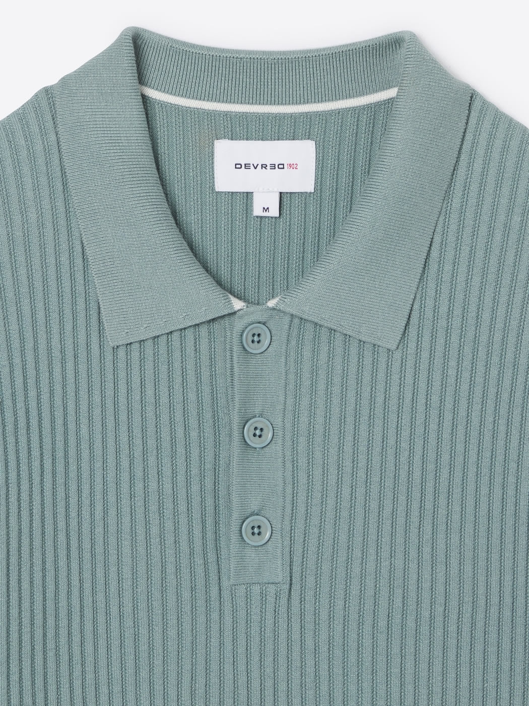 Polo maille boutonné en coton - DEVRED 1902