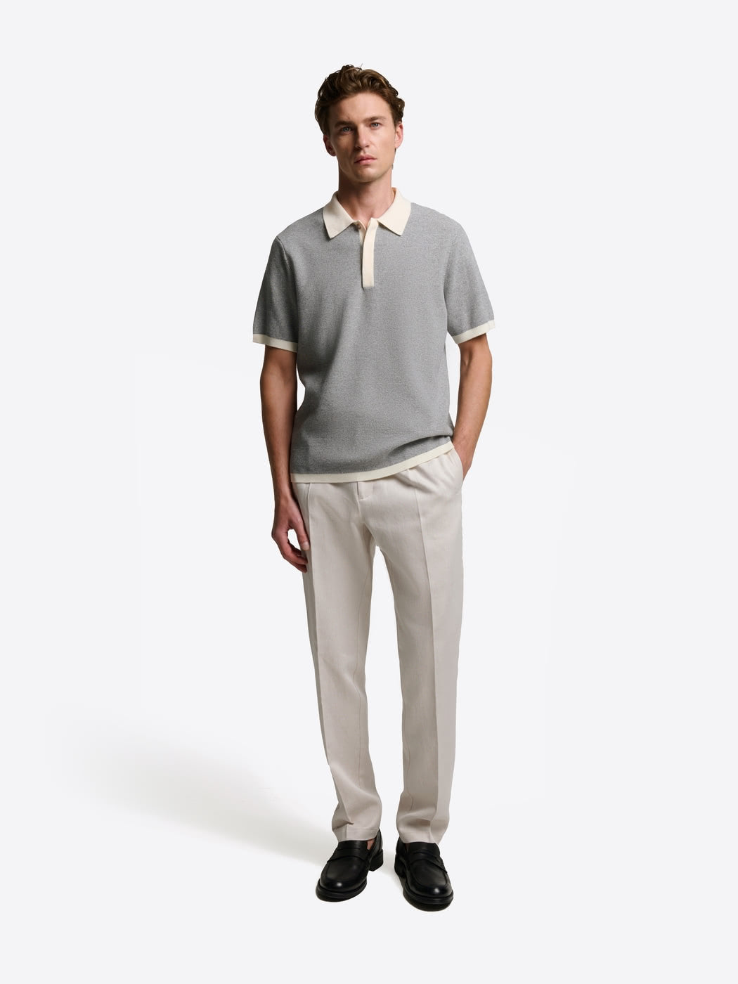 Polo maille boutonné en coton - DEVRED 1902