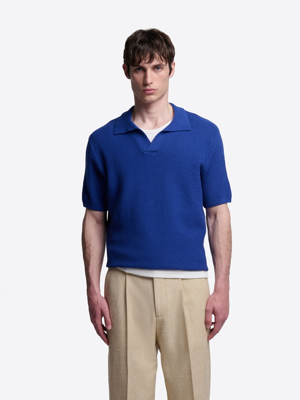 Polo maille col derby - L'atelier - DEVRED 1902