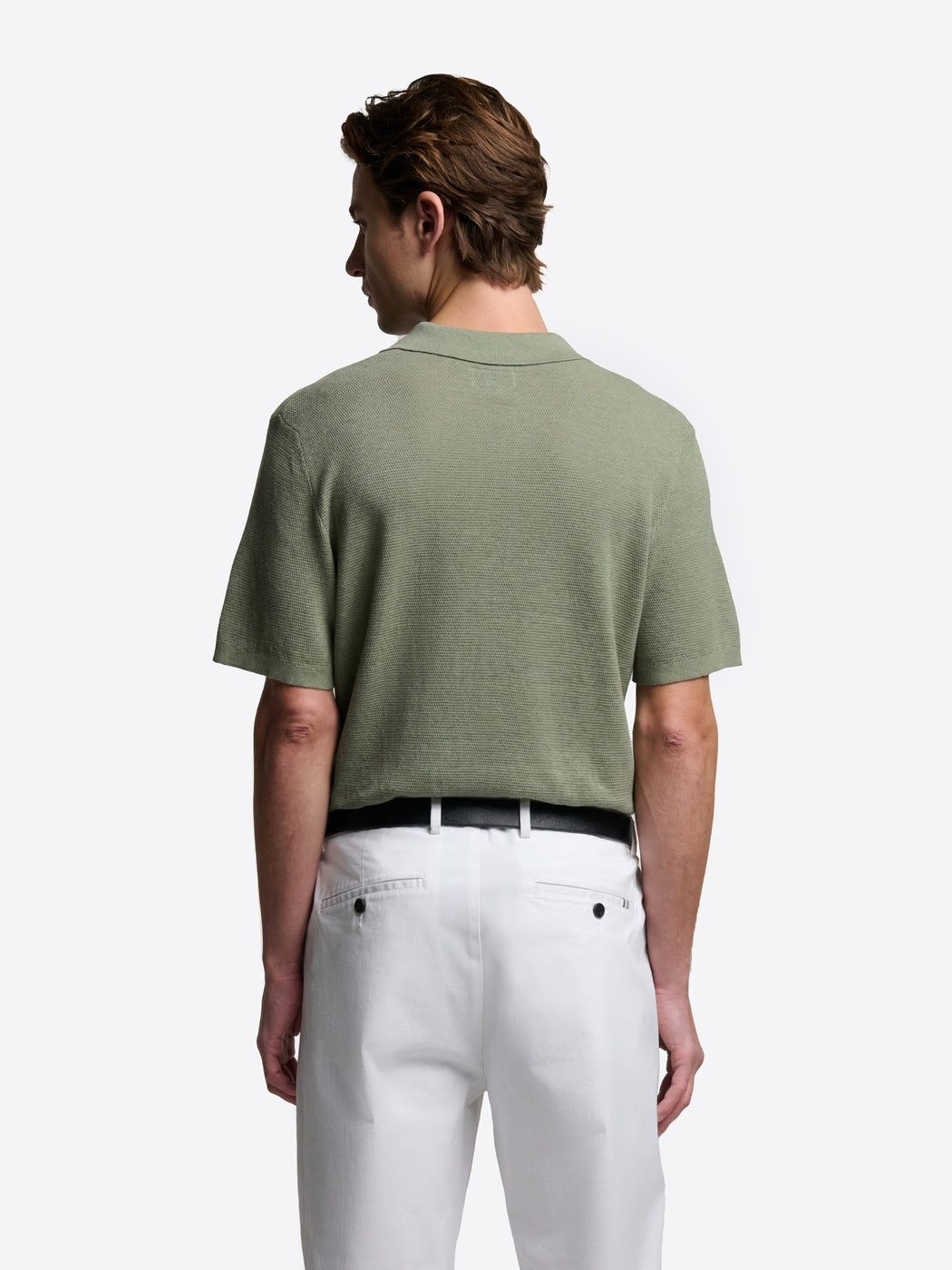 Polo maille col ouvert en coton bio - DEVRED 1902