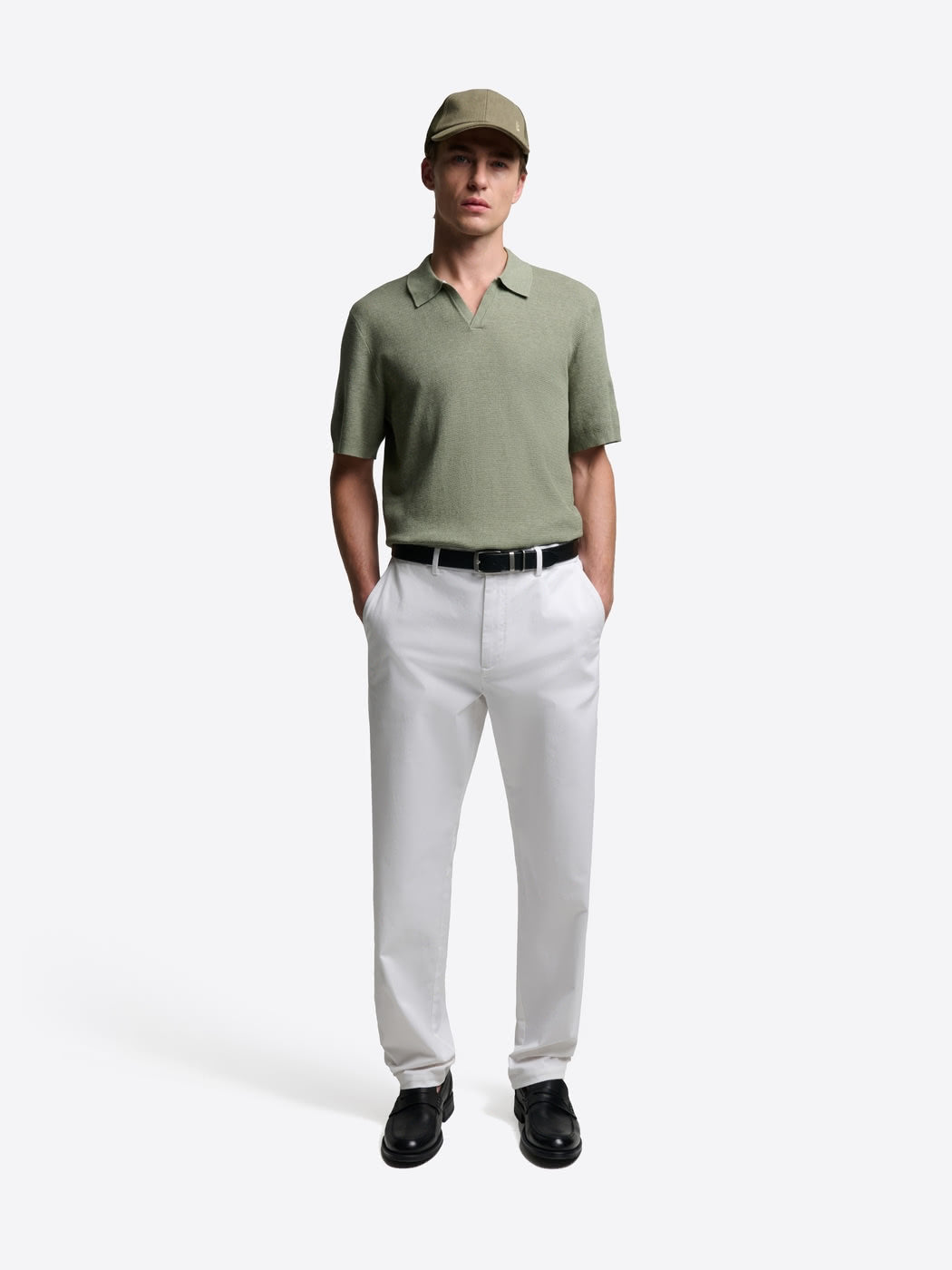 Polo maille col ouvert en coton bio - DEVRED 1902