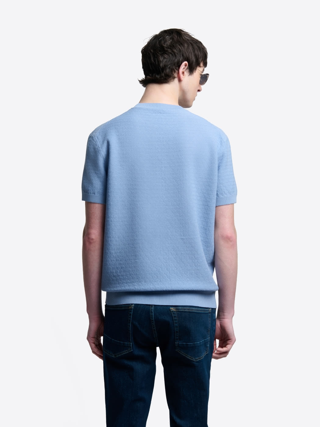 T-shirt maille col rond en coton - DEVRED 1902