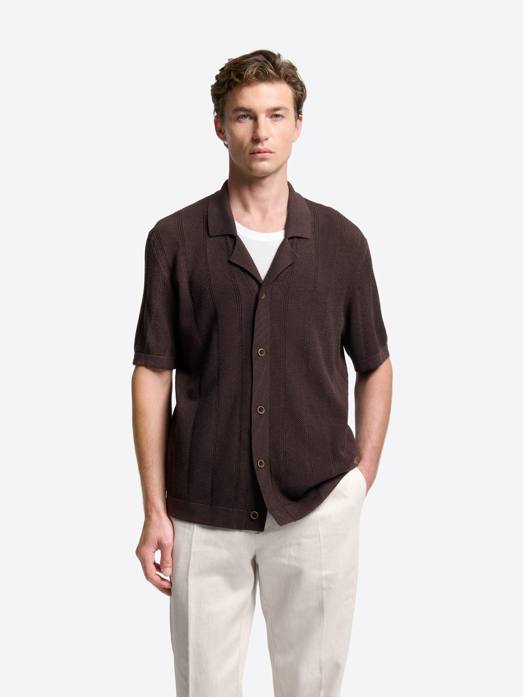 Chemise en maille jeux de points - DEVRED 1902