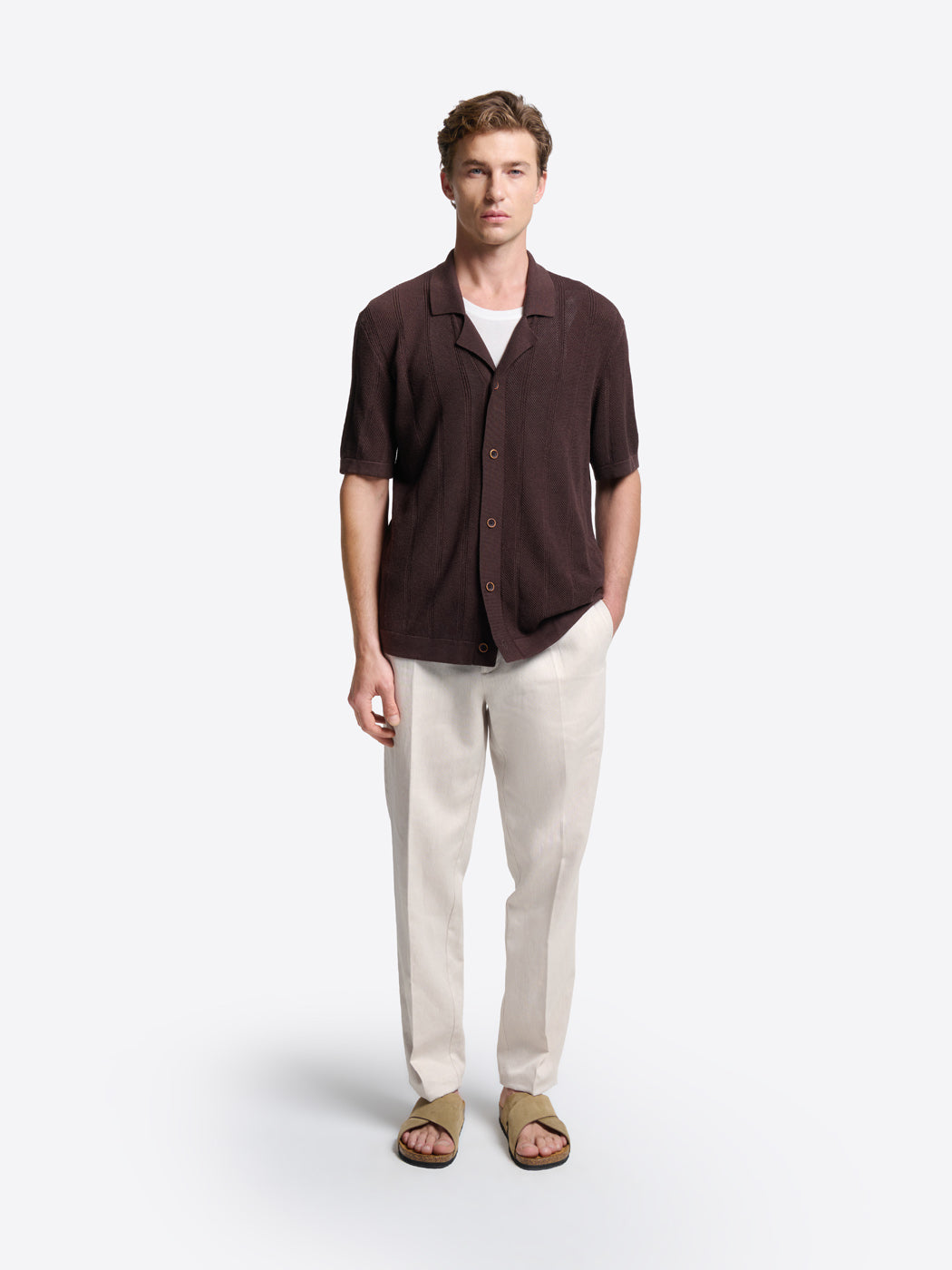 Chemise en maille jeux de points - DEVRED 1902