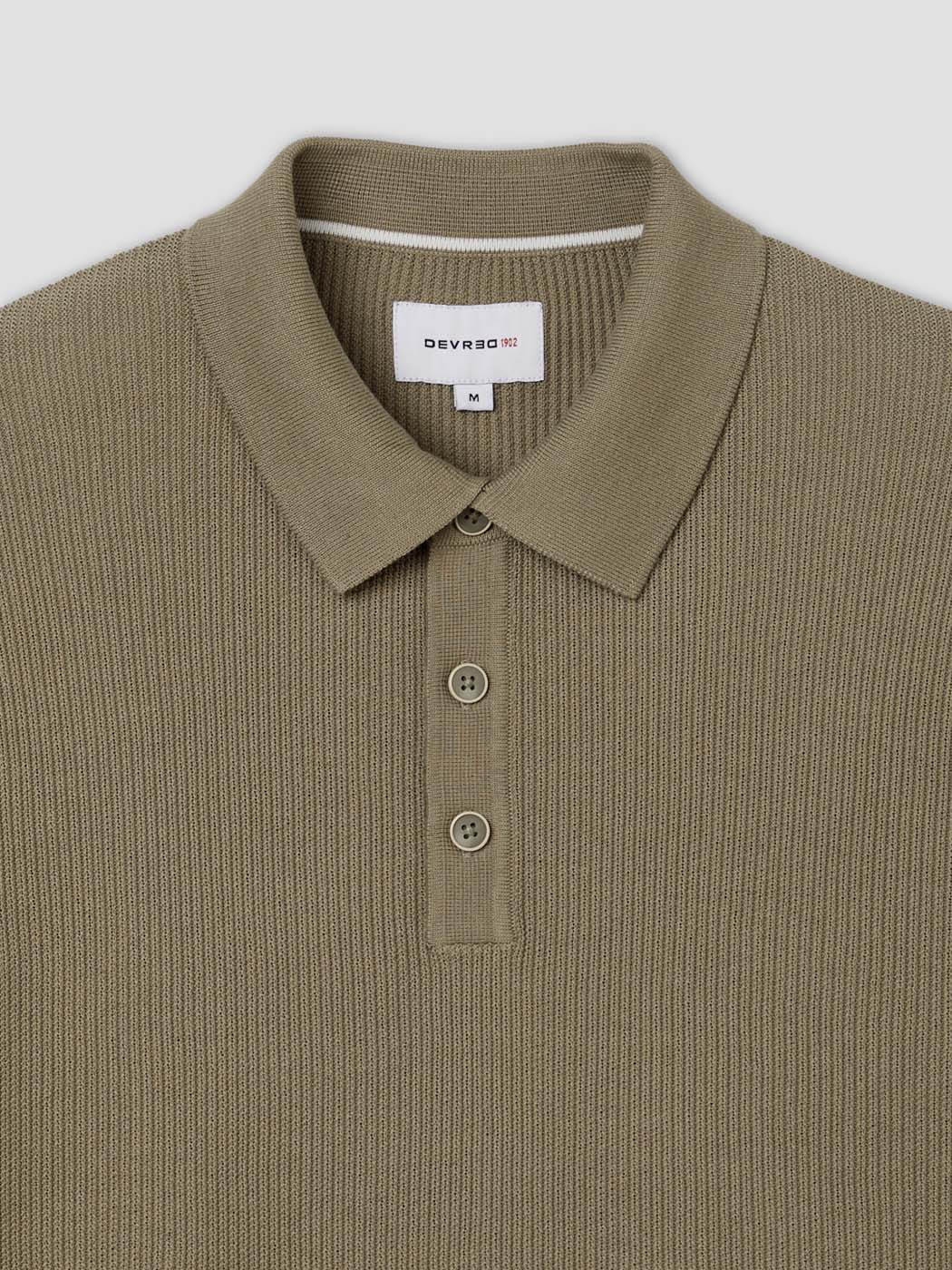 Polo col boutonné jeux de points - DEVRED 1902