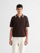 Polo col ouvert en coton biologique - DEVRED 1902