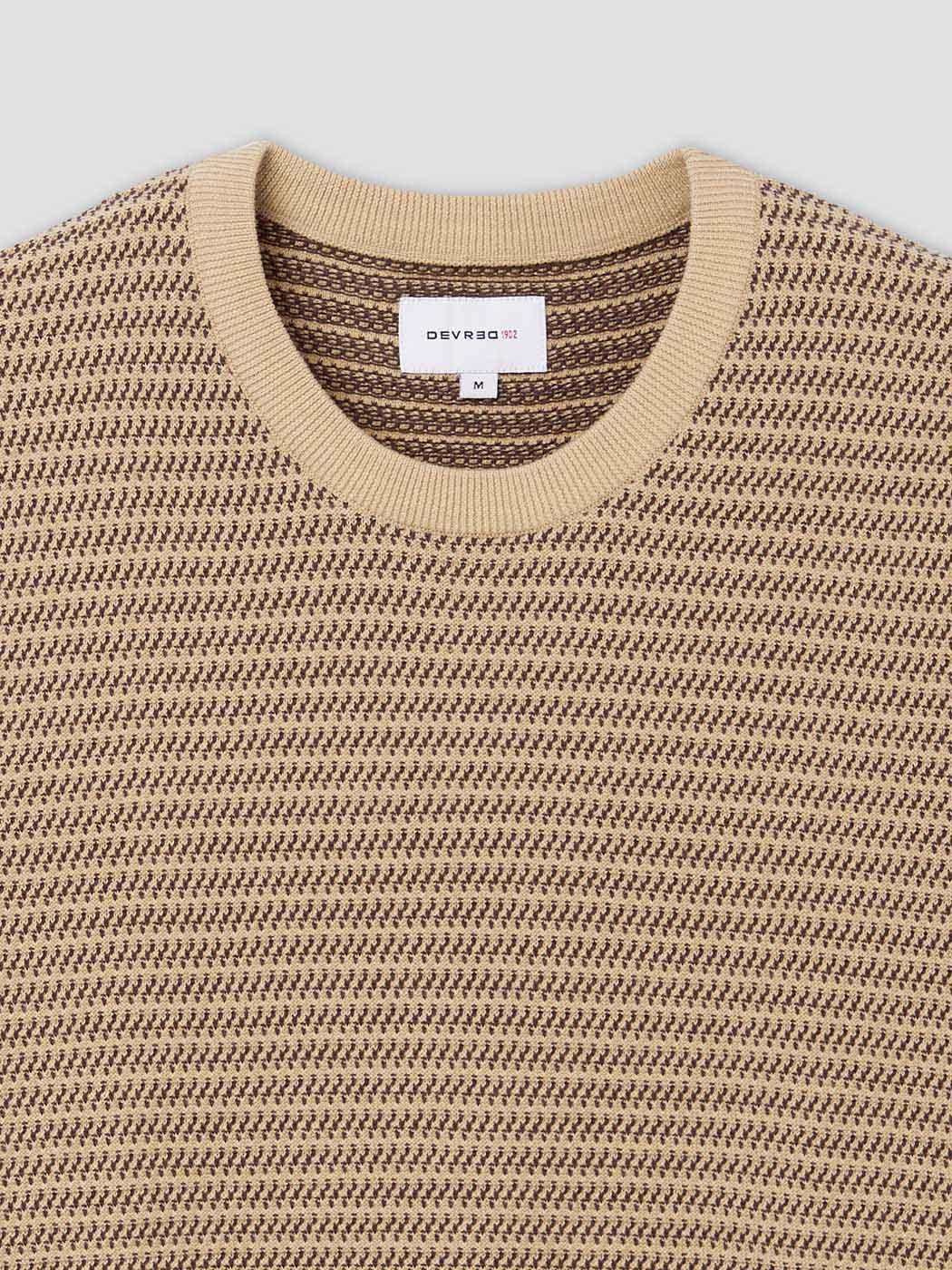T-shirt col rond en coton biologique - DEVRED 1902