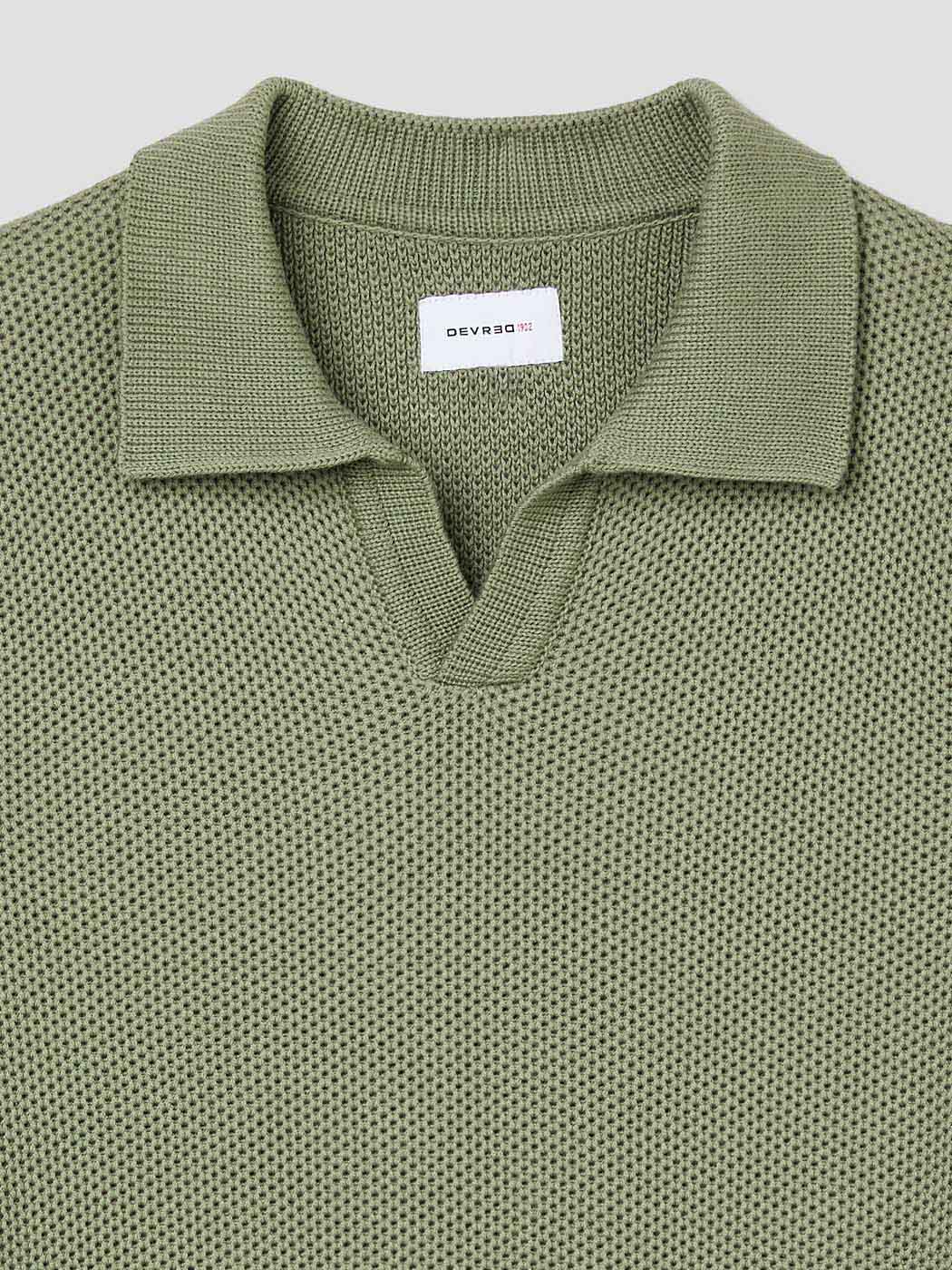 Polo col ouvert en maille - DEVRED 1902