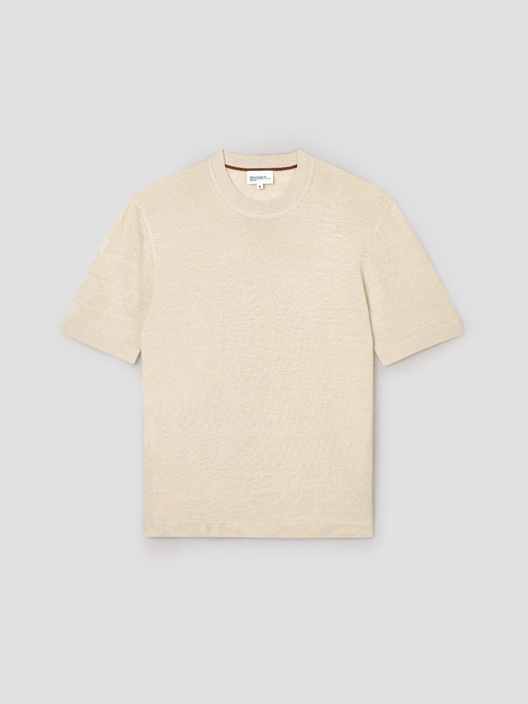 T-shirt maille col rond en lin - DEVRED 1902