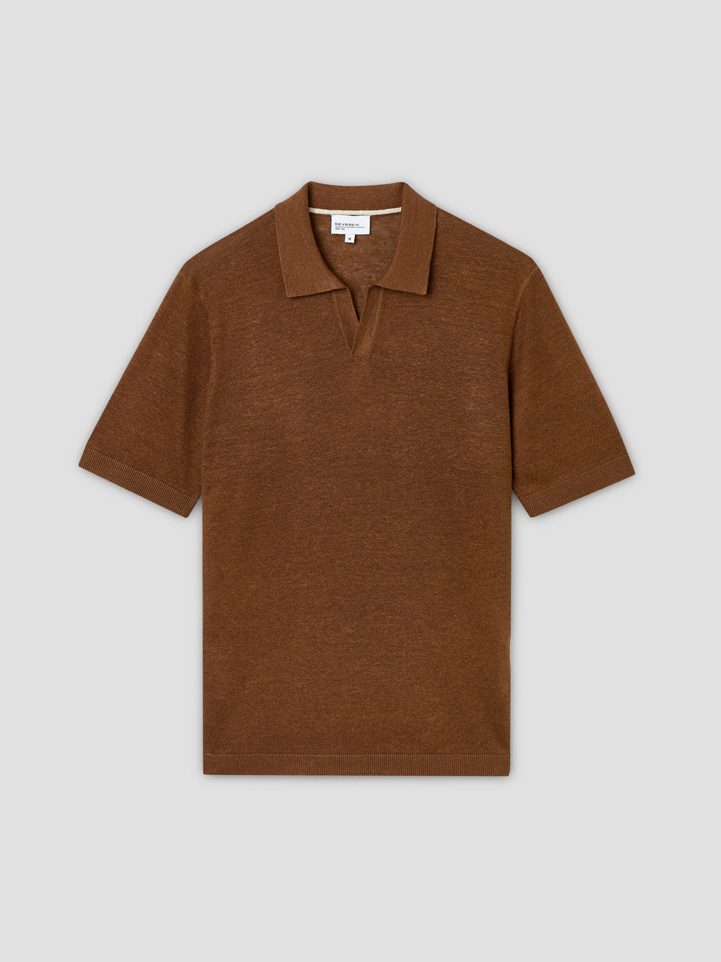 Polo  col ouvert en lin - DEVRED 1902