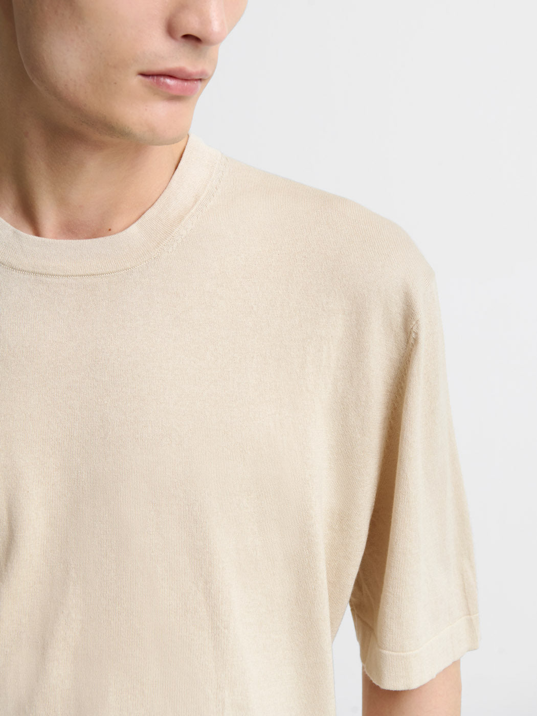 T-shirt maille en soie mélangé - DEVRED 1902