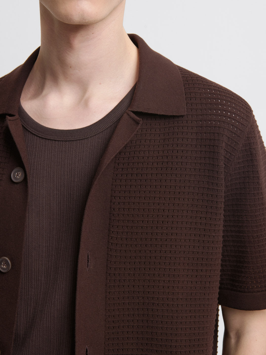 Chemise manches courtes en maille - DEVRED 1902