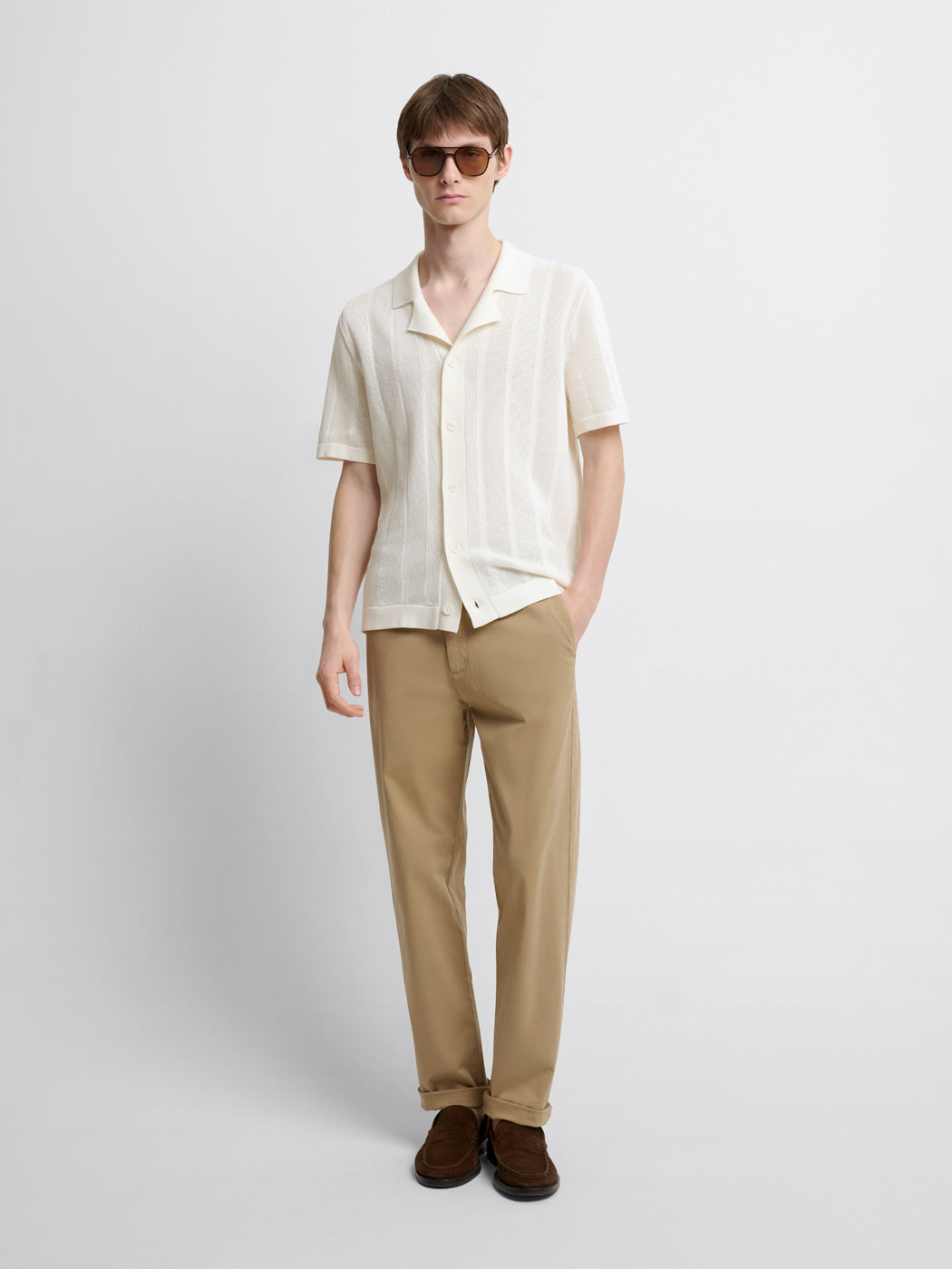 Chemise en maille col boutonné - DEVRED 1902