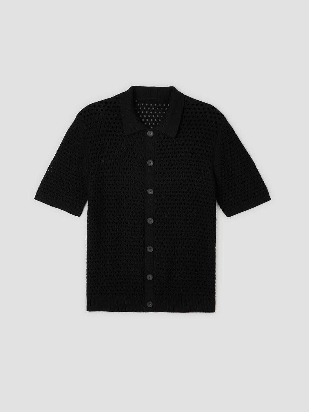Polo  col boutonné tricotage fantaisie - DEVRED 1902