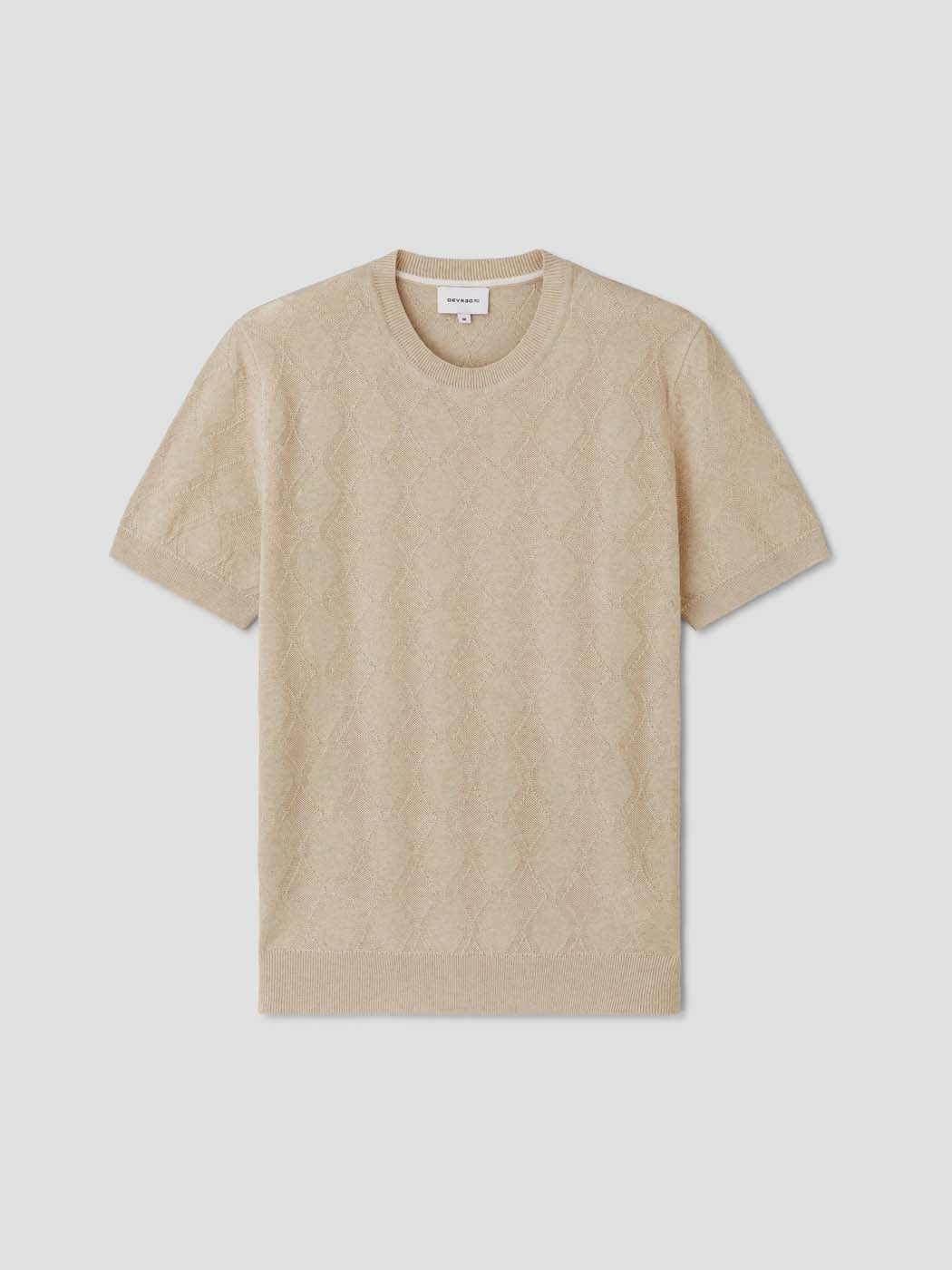 Pull col rond en coton-lin - DEVRED 1902