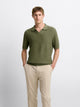 Polo maille col ouvert en coton bio - DEVRED 1902