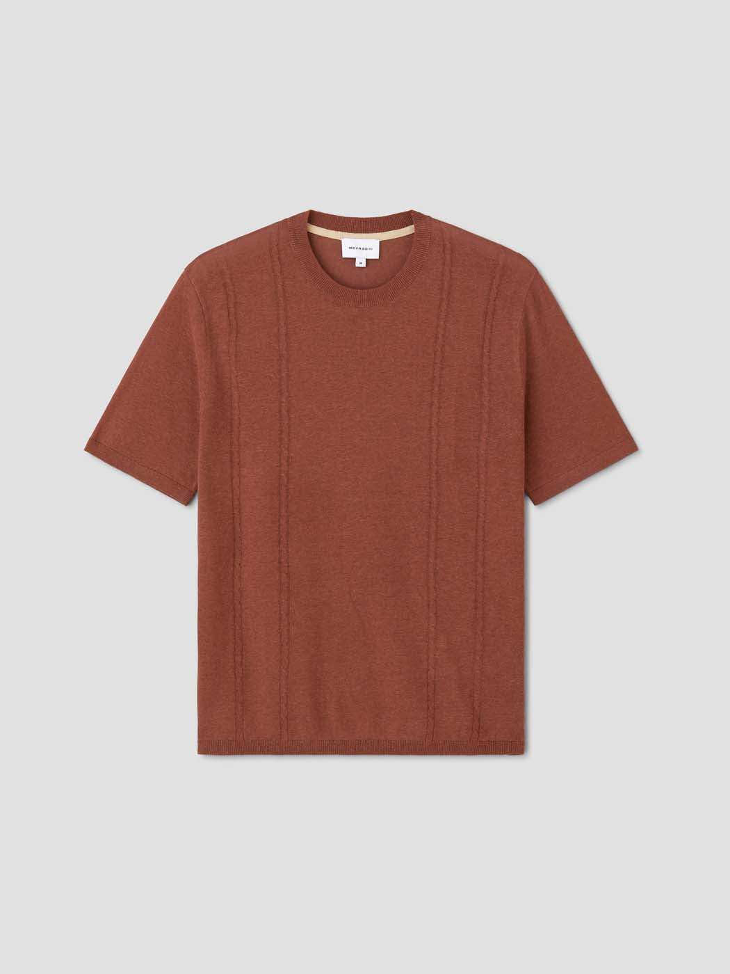 T-shirt maille col rond en jersey - DEVRED 1902