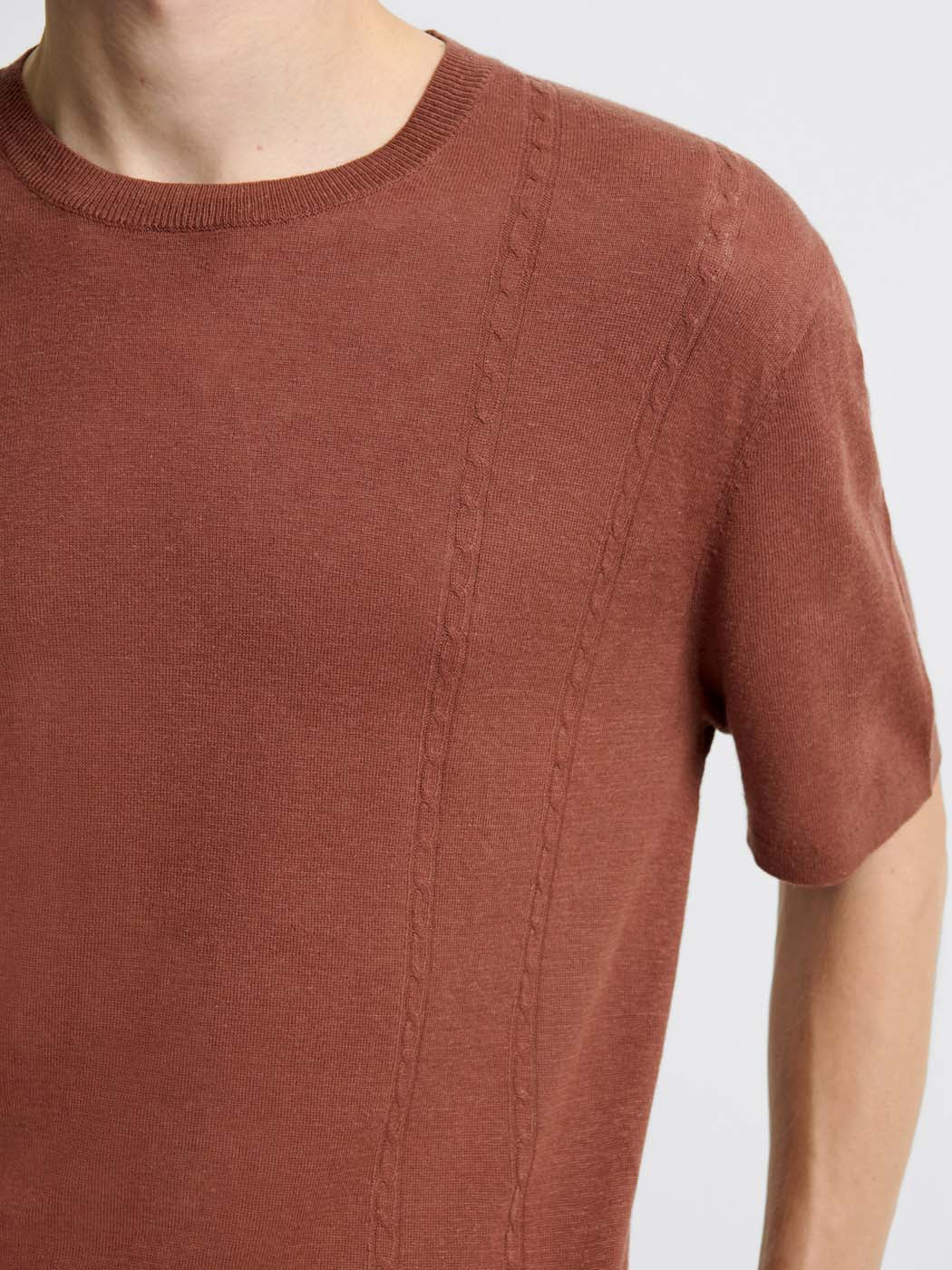 T-shirt maille col rond en jersey - DEVRED 1902