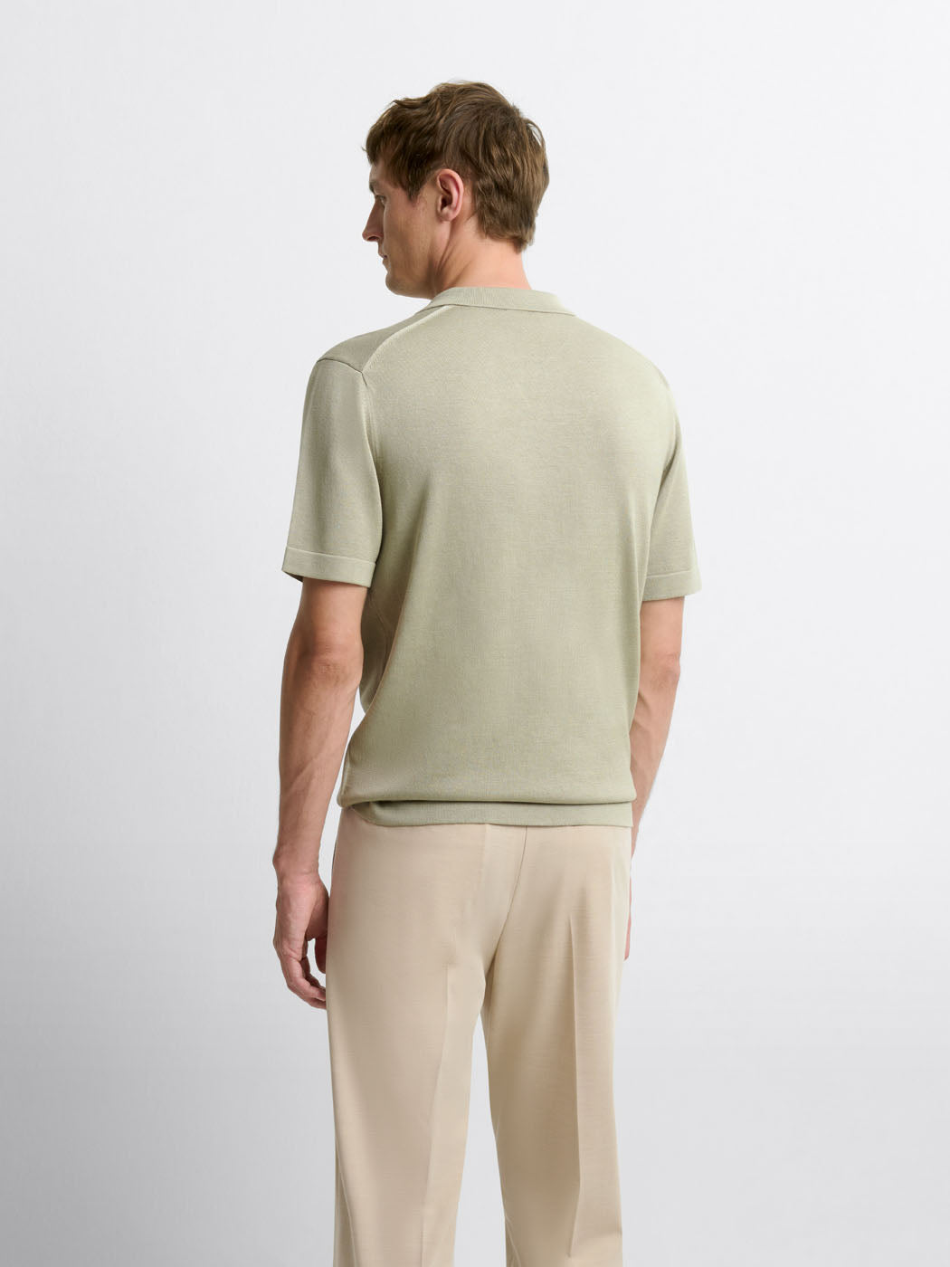Polo maille col ouvert en jersey - DEVRED 1902