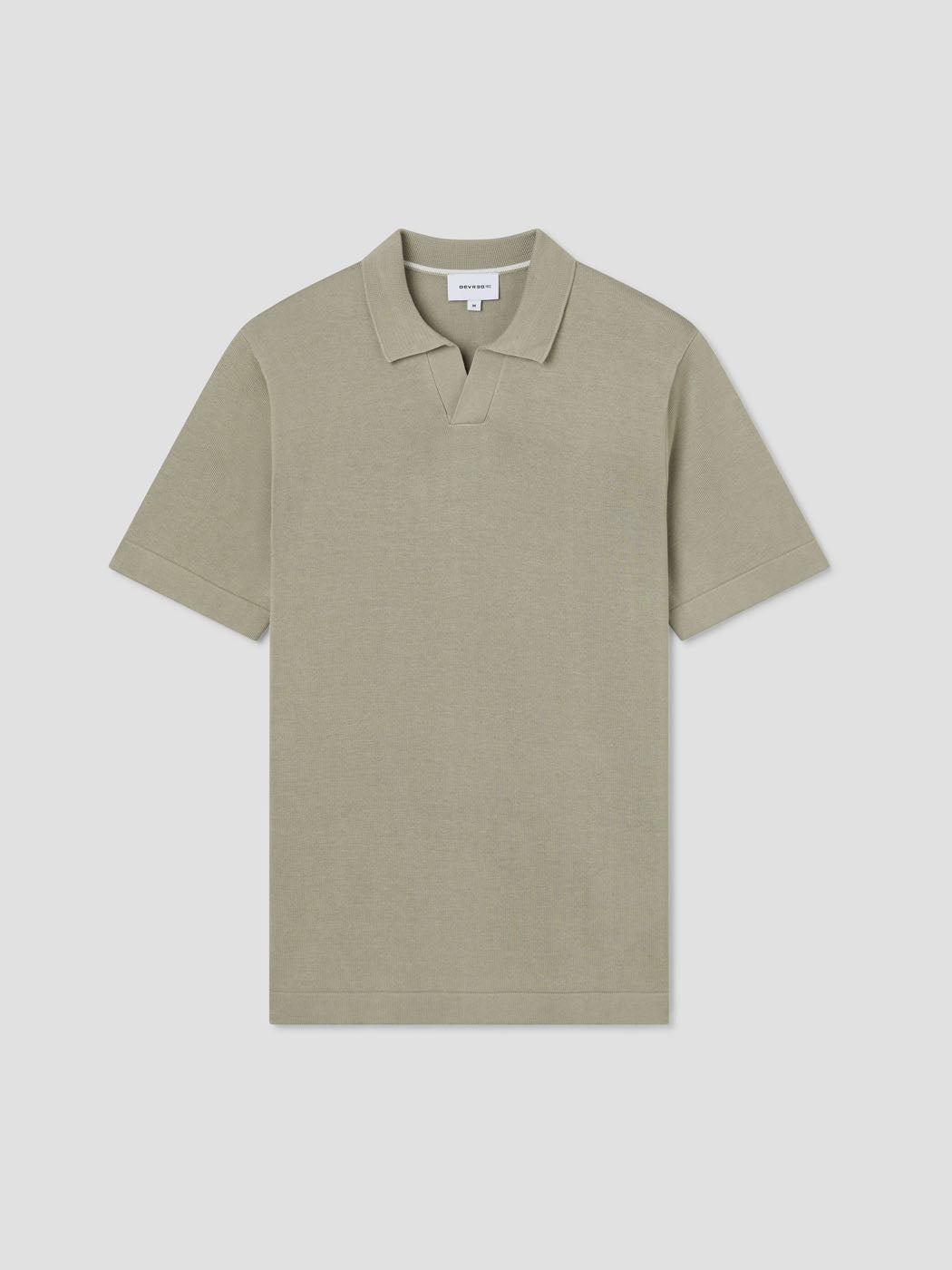 Polo maille col ouvert en jersey - DEVRED 1902